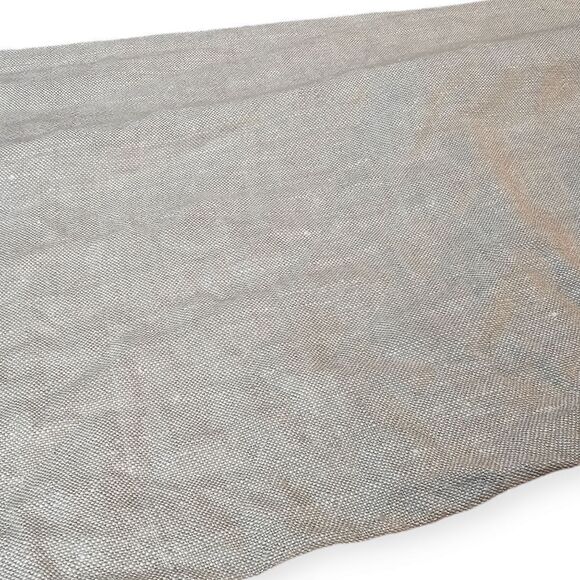 Philippe Adec High Waist Wide Leg Beige Linen Pants Size 10 - Picture 7 of 9